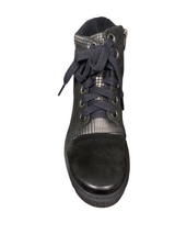 V Italia 723 Royal Black Fleece Lined Boot