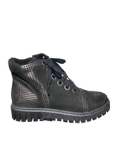 V Italia 723 Royal Black Fleece Lined Boot