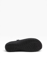 Strada Naot Taranaki knit Mary Jane shoe showing the black textured rubber outsole with arch support detailing