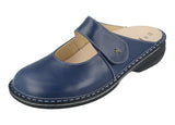Blue shoe on a white background