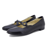Pie Santo 225531 Mary Jane Flat Shoe Womens