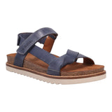 blue sandal on a white background