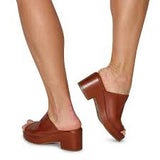 Miz Mooz Gwen Retro Platform Mule Sandal