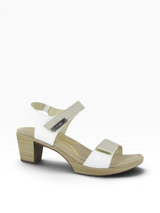 Naot Intact 44107 dress sandal with sleek design, neutral color, and open toe, perfect for elegant summer occasions.