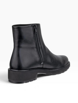 Single black ankle high waterproof boot