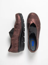 Wolky Cursa 665 Cross Strap Ballet Wedge