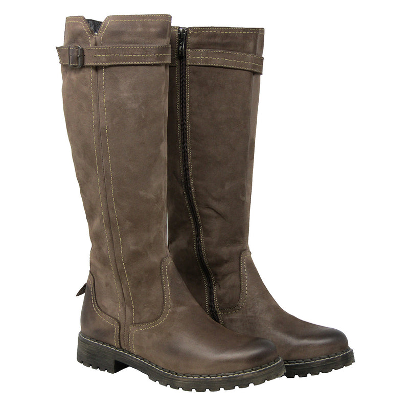 V Italia 1111 Brown Hand Finished Tall Boot