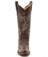 Corral Circle G L5001 Distressed Brown Dragonfly Western Boot