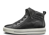 Ara Callan 47494 High Top Lace Up Zip Sneaker