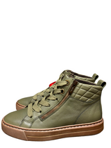 Ara Callan 47494 High Top Lace Up Zip Sneaker