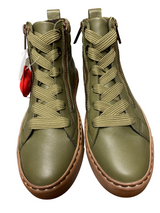 Ara Callan 47494 High Top Lace Up Zip Sneaker