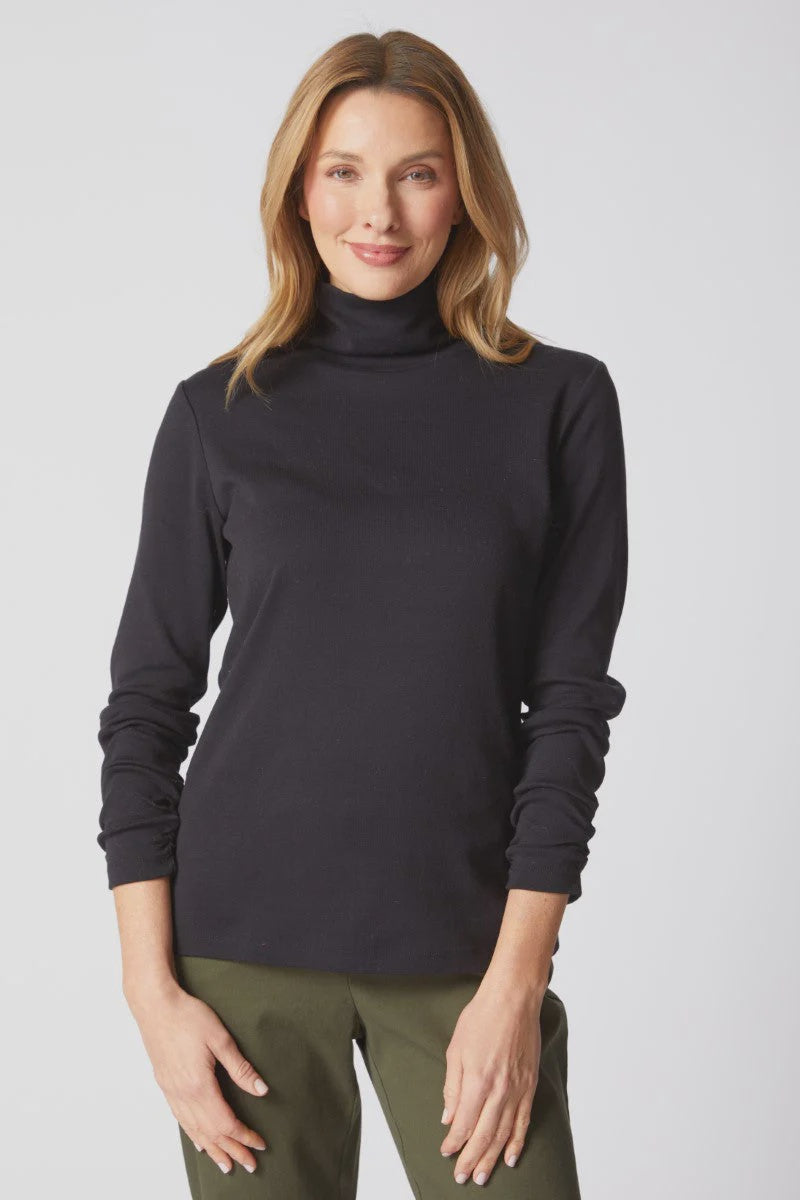 Habitat 16412 Ruched Turtleneck