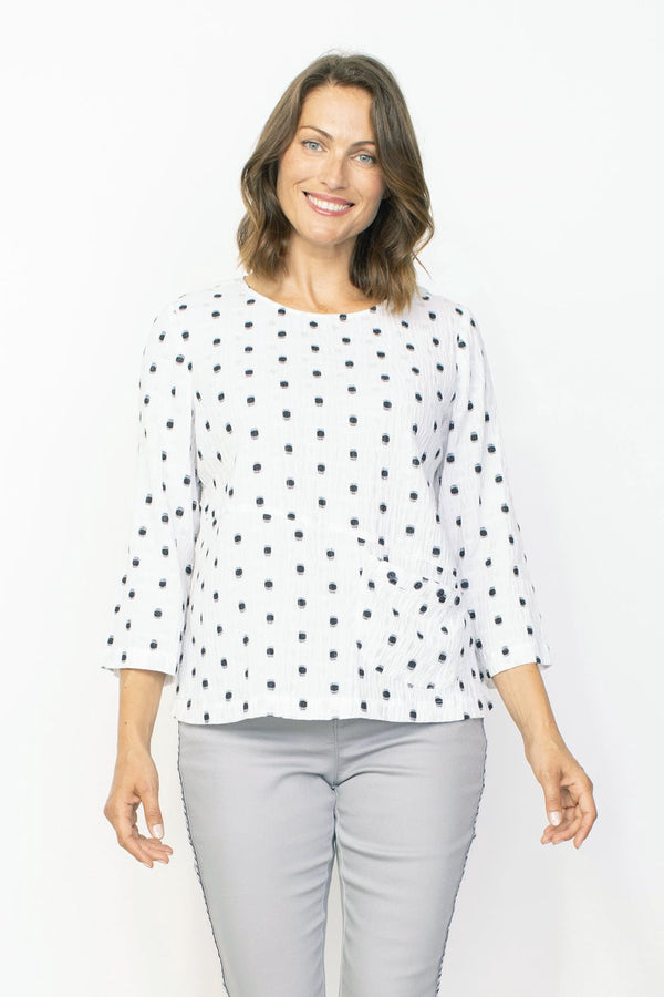 Habitat 41001 Embroidered Dots Pullover