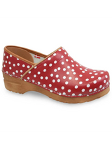 Sanita Roxbury 476676 Polka Dot Clog