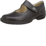 Finn Comfort Laval women's Mary Jane shoes with leather uppers and comfortable soles, showcasing a classic style.