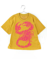 Go To Devil Scorpion  Heavyweight Boxy Tee