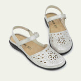 Naot Arataki 11124 Quartz women's closed toe slingback sandal with a cushioned insole and stylish design.