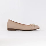 Ara Sky 31314 chain detail ballet flat shoe with sleek design, featuring a stylish chain accent and comfortable slip-on style.