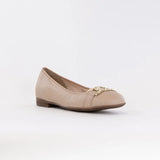 Ara Sky 31314 chain detail ballet flat shoe featuring a sleek design with chain accents and comfortable slip-on style.