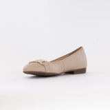 Ara Sky 31314 ballet flat shoe with chain detail, featuring a sleek design and comfortable slip-on style.