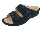 Finn Comfort Jamaika women's sandal with adjustable straps and cushioned footbed, featuring neutral tones and stylish design.