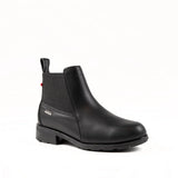 A single gray suede lace-up boot with a side zipper, black laces, and a dark gray sole, shown on a plain white background.