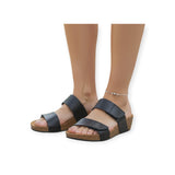 Eric Michael Liat Adjustable Wedge Sandal