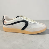 Verbena Simona Herai athletic leisure sneakers in white with black accents, featuring a modern design and comfortable fit.
