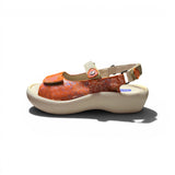 Wolky Jewel 3204 leopard print sandal with adjustable straps and cushioned footbed, designed for comfort and style.