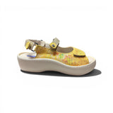Wolky Jewel 3204 leopard print sandal with adjustable straps and cushioned sole, stylish and comfortable footwear for women.