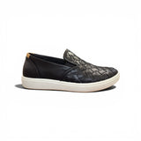 Ecco Soft 7 woven leather slip-on sneaker with comfortable walking shoe design and stylish finish.