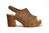 Cordani Winnie Peep Toe Boot for women, showing tan leather with a peep toe design and stylish ankle height.