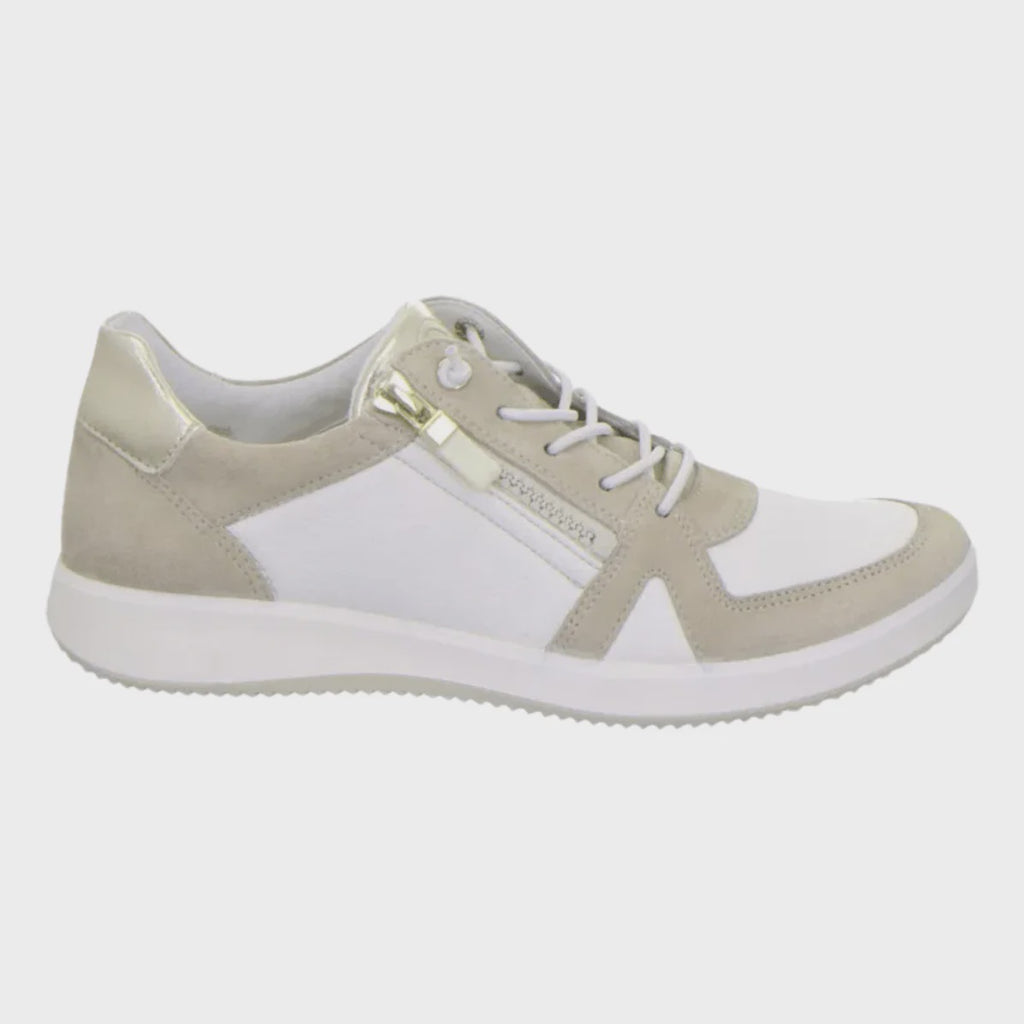 Ara Riviera 23914 Cream Soft Step Sneaker Strada Shoes Northampton, MA