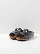Wolky Nomad 532 Adjustable Three Strap Slide Sandal
