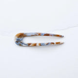 Tiepology Eco The French Hair Pin in blueberry color, featuring a sleek, minimalist design for elegant hair styling.