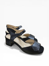 Pie Santo 220236 Adjustable Black  Sandal Womens