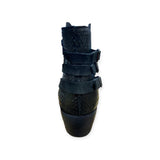 Eric Michael Carlita ankle boot featuring suede material, stylish heel, and lace-up design, perfect for casual or dressy outfits.