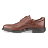 Ecco Helsinki men's brown apron toe lace-up shoe, stylish and polished leather footwear with detailed stitching and classic design.