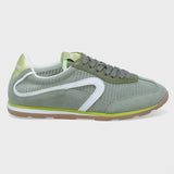 Verbena Herai athletic leisure sneakers in moss green, featuring a stylish design and comfortable fit.