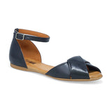 Black Miz Mooz Kendria sandal for women featuring a stylish open-toe design with ankle straps and comfortable block heel.