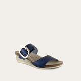Naot Magic 104123 two-strap sandal with adjustable straps and cushioned footbed in a sea-inspired color.