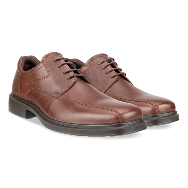 Ecco Helisinki 500174 Brown Apron Toe Lace Up Shoe Mens