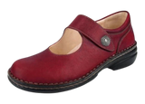 Red Finn Comfort Laval Mary Jane women's shoes with adjustable straps and cushioned soles, designed for comfort and style.