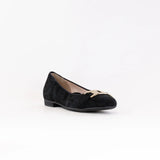 Ara Sky 31314 ballet flat shoe featuring chain detail and a sleek, modern design in a smooth finish.