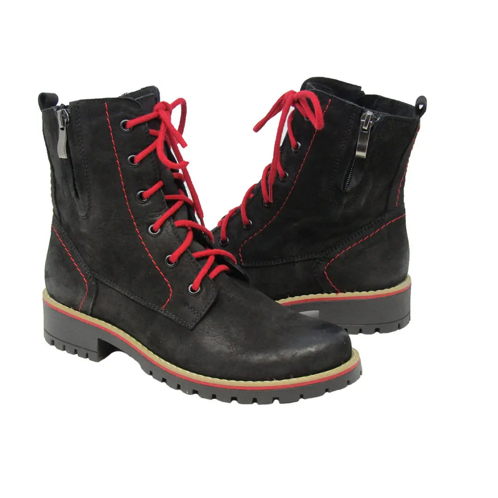 V Italia 4038 Emelly Lace Up Water Resistant Boot Strada Shoes