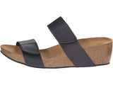 Eric Michael Liat Adjustable Strap Cork Wedge Sandal