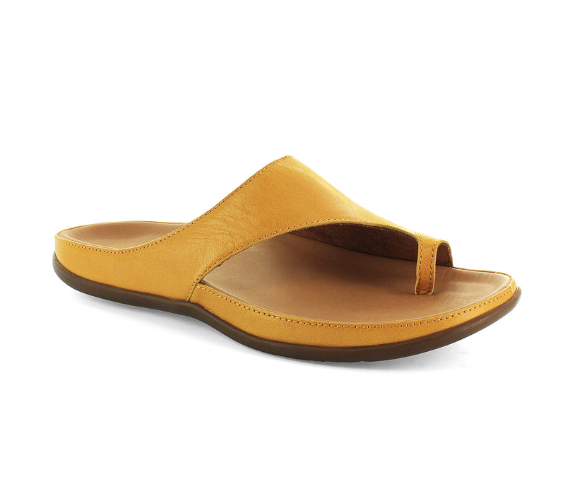 Strive Capri Slide Honey Leather Sandal