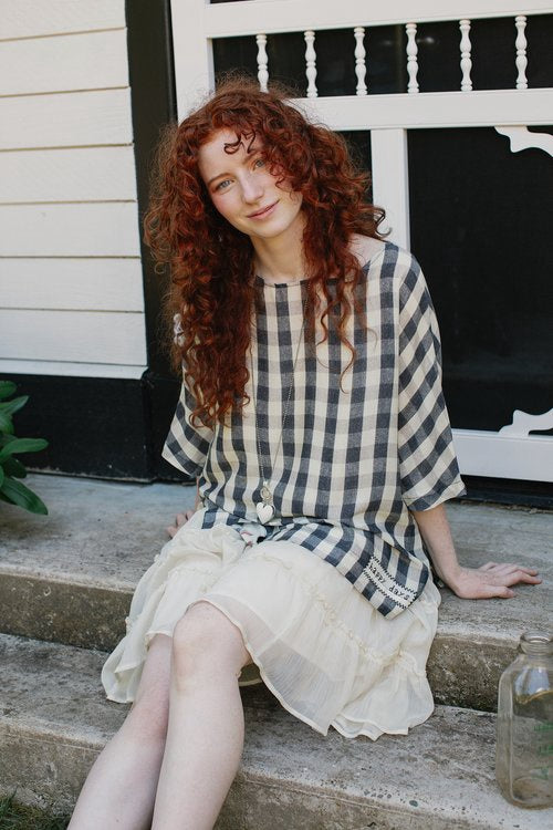 Market of Stars Gingham Luxe Tee