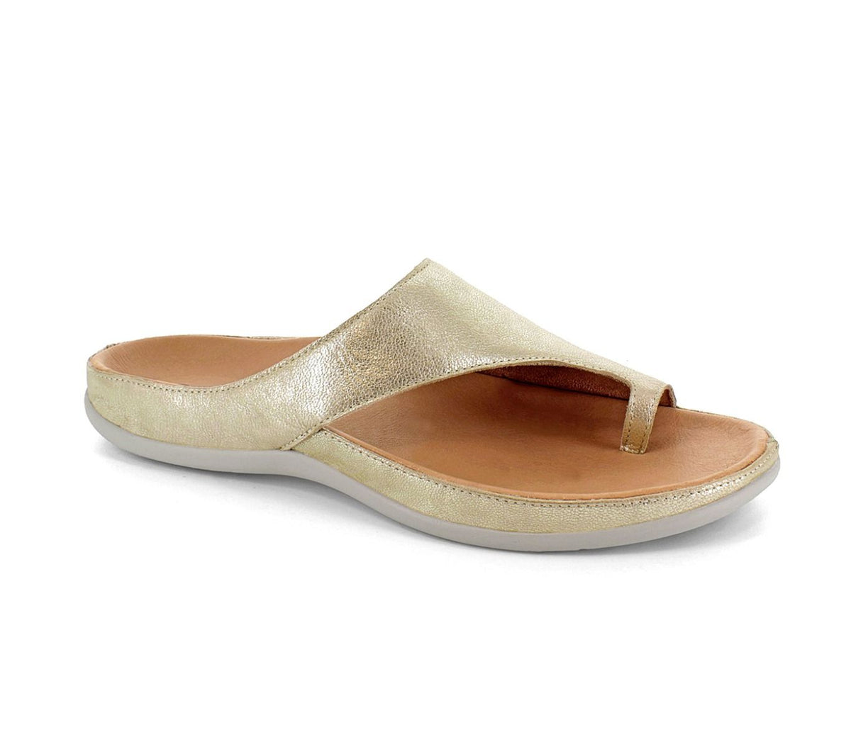 Strive Capri Slide Black Leather Sandal