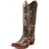 Corral Circle G L5001 Distressed Brown Dragonfly Western Boot